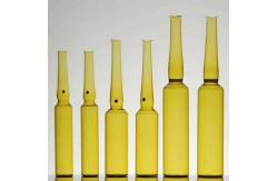China Customized Amber Glass Ampoule 20ml Glass Medication Ampoules For Injection Vials supplier