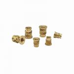 Non Standard Injection Molding Of Copper Nuts With Double Diagonal Soil Eight Copper Nuts For Embossed Inlay Parts for sale