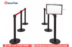 China Vertical Frame A4 Post Barrier Sign Holder Racks For Stanchion Barrier supplier