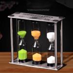 Tea Sand Timer Hourglass Luxury Style Classic 3 In 1 Sand Timer Clock