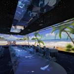 6000 Lumen Short-Throw Laser Projector Immersive Visual with Keystone and LAN Control