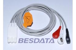 China M1673A Compatible ECG Cables And Leadwires For  M1668A ECG Trunk Cable supplier