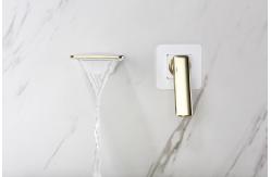 China Wall Mounted Bathroom Waterfall Basin Faucet  2 Hole 1 Handle supplier