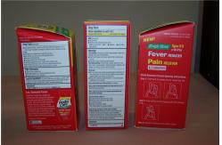 China Customized Corrugated Paper Box Packages with Hot Stamping , Red supplier