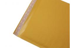 China Matte Surface LDPE CMYK 6x10 Kraft Bubble Mailers supplier
