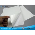 Water Resistant Matte PP Synthetic Paper , Self Adhesive Sticker Poly Poster Paper