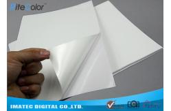 China Water Resistant Matte PP Synthetic Paper , Self Adhesive Sticker Poly Poster Paper supplier