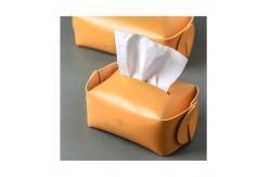 China PU Leather Sun Visor Napkin Holder CNAS 8.86x4.33x0.79 Inches supplier