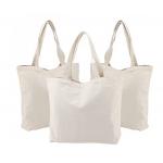 Beautiful Plain Canvas Grocery Shopping Bags , Promotional Travel Tote Bag for sale