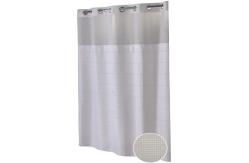 China Hookless Green Recycled  Bathroom Shower Curtains RePET For Hotel supplier