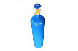 China Seamless Steel Oxygen Cylinder 2L-40l Oxygen Tank With Valve 105~219mm Dia supplier