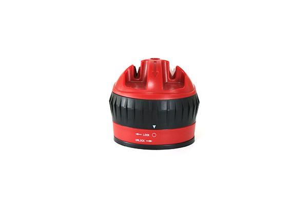One Hand Done Suction Knife Sharpener ABS Plastic With Non Slip Cup