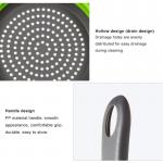 1400ML high quality Kitchen Foldable TPR Strainers Collapsible Colanders with Handles