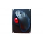 Military IPX6 Rated Ergonomic Wireless Trackball Mouse CNC Aluminum Rugged Back Plate for sale