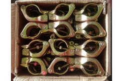 China CMA Jis 110 Degree Scaffolding Pressed Swivel Coupler Double Clamp supplier