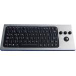 86 Keys IP68 Waterproof Silicone Industrial Keyboard With Trackball Sealed Keyboard