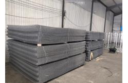 China 4 Openning Galvanized Welded Mesh Panel Black Carbon Steel Construction supplier