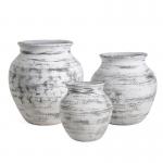 Durable Fiber Cement Flower Planters with Drainage for sale