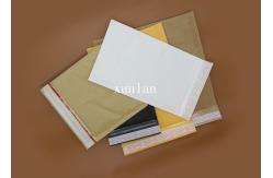China Hard Tear Kraft Paper Bubble Mailers No Fading With 2 Sealing Sides supplier
