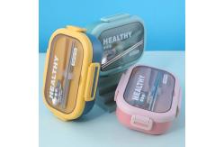 China Metal Bento Lunch Box Stainless Steel Leakproof 2-Compartment Bento Lunch Box supplier