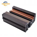 Reinforced Aluminium Window Extrusions Anti Pry Window Aluminium Profile for sale