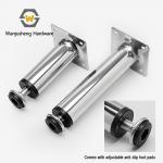 Thickened Adjustable Metal Furniture Cabinet Legs Hardware Support Legs Cylindrical Coffee Table Leg Accessories for sale