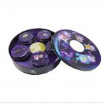 0.25mm Large Gift Tins Embossed Christmas Cookies Tin Can for sale