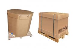 China 220l 1000l Paper Liquid Package IBC Tank Container With Valve supplier