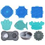 Dog Slow Feeder Licking Mat With Suction Cups For Dog Treats & Cat Food for sale