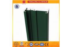China Square Green Powder Coated Aluminum Alloy Extrusion With Strong Stability supplier