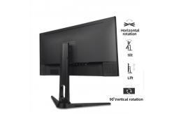 China Rotating Screen 1080p 24 Inch 2k 144hz Monitor / Frameless Gaming Monitor supplier