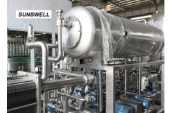 China Automatic Carbonated Filling Machine With Automatic Mass Flow Mixer Reducing  Precision Error supplier