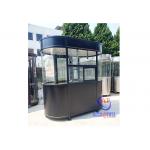 OEM Steel Portable Parking Security Guard Booth Customized Size & Color Heat Insulation for sale