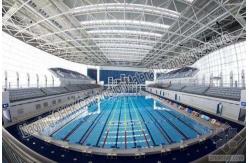 China Low Carbon Prefabricated Steel Structures Steel Bolt Ball Structure Frame Swimming Pool supplier