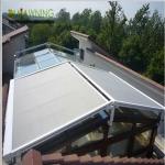 Waterproof Balcony Retractable Roof Awning Remote Motor Control Aluminium Retractable Awning
