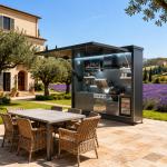 Prefab Stainless Steel Mobile Outdoor Kitchen for Yard Parties– Plus Version for sale