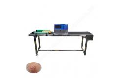 China Full Plate Spray100w Egg Coding Machine With Ink Cartridge 60kg Computer Control supplier