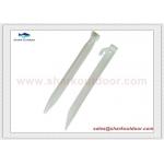 China 9 Inch/23cm Plastic Luminous Tent Pegs Glow In The Dark Tent Stake Flat Nail manufacturer