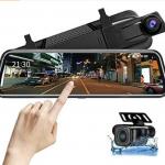 HD 10 Touch Screen Rear View Mirror Camera Car Electronics Accessories for sale