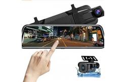 China HD 10 Touch Screen Rear View Mirror Camera Car Electronics Accessories supplier