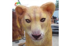 China Smooth Texture Fiberglass Lions Waterproof For Theme Park supplier