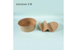 China Eco Friendly Kraft Paper Soup Bowl 26oz 780ml With Insert Plate supplier