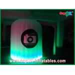 Inflatable Photo Studio Indoor Inflatable Photobooth Shell Tent  Wedding Ceremony With Camera Logo for sale