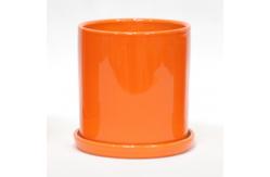 China Sleek And Glossy Ceramic Flower Pots With Holes Craftsmanship supplier
