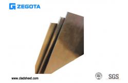 China High Elongation Copper Clad Sheet Perfect Surface Good Bending Resistance supplier