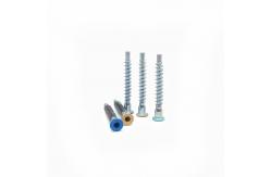 China Furniture Straight Repair Countersunk Head Socket Head Screws Self Tapping Roller Thread supplier