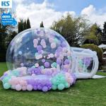 Inflatable Bubble Tent Transparent Igloo Dome Tent PVC Globe Clear Inflatable Bubble House for Outdoor Camping Wedding Party for sale