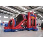 Spiderman inflatable combo for sale fire resistance PVC material inflatable 7 in 1 combo jumping house for sale for sale