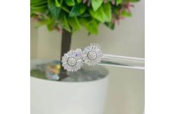 China Butterfly Dangle Silver 925 Sterling Earrings 2.14g Lightweight supplier