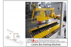 China Flaps Carton Packing Machine / Automatic Carton Folding Machine With Both Sides Drive supplier